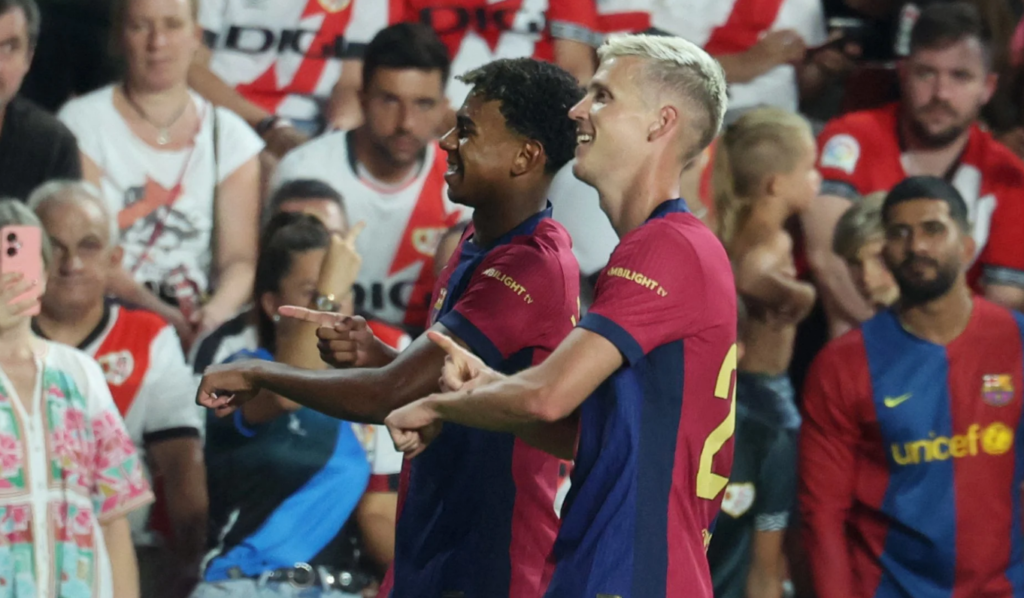 Comeback Blaugrana dan Debut Manis Dani Olmo Pada Laga Kontra Rayo Vallecano Skor Tuntas 2-1