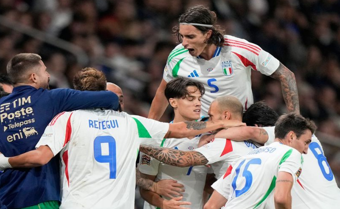 Tekejut Lewat Gol 12 Detik Prancis, Italia Comeback dan Memastikan Kemenangan 3-1