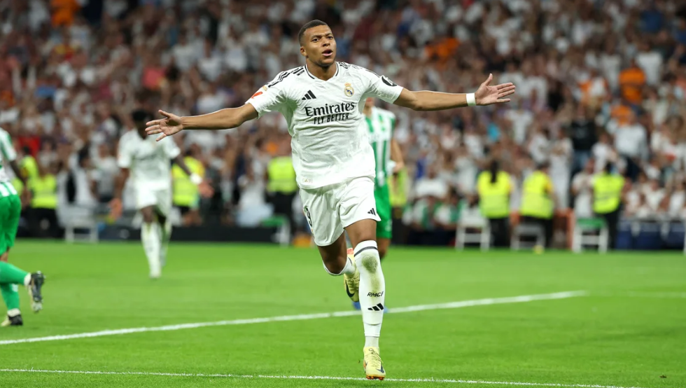 Mbappe Akhirnya Mencetak Gol dan Membawa Real Madrid Unggul 2-0 Atas Real Betis