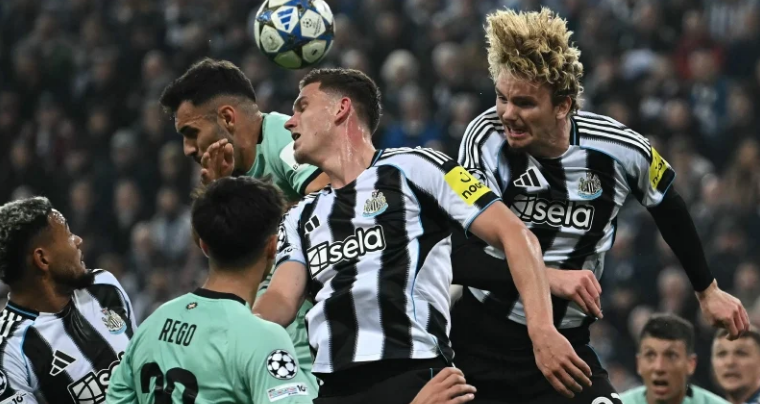 Sundulan Gemilang Dan Burn Bawa Newcastle Tundukkan Bilbao dan Perpanjang Rekor Eropa