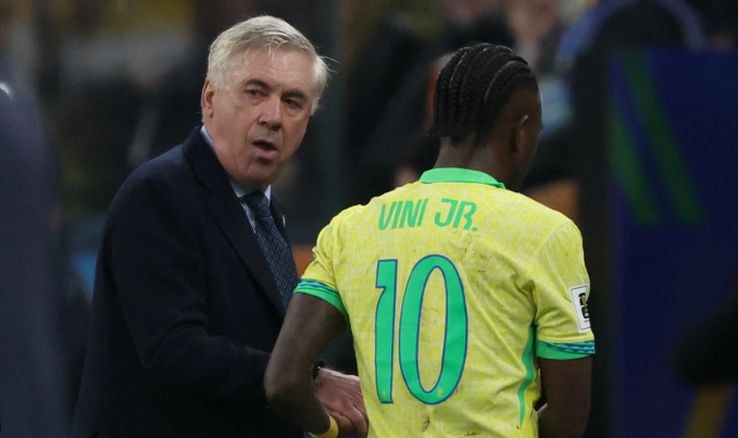 Tegas Ancelotti: Vinicius Wajib 100% Bugar untuk Piala Dunia 2026, Nama Besar Tak Jadi Jaminan